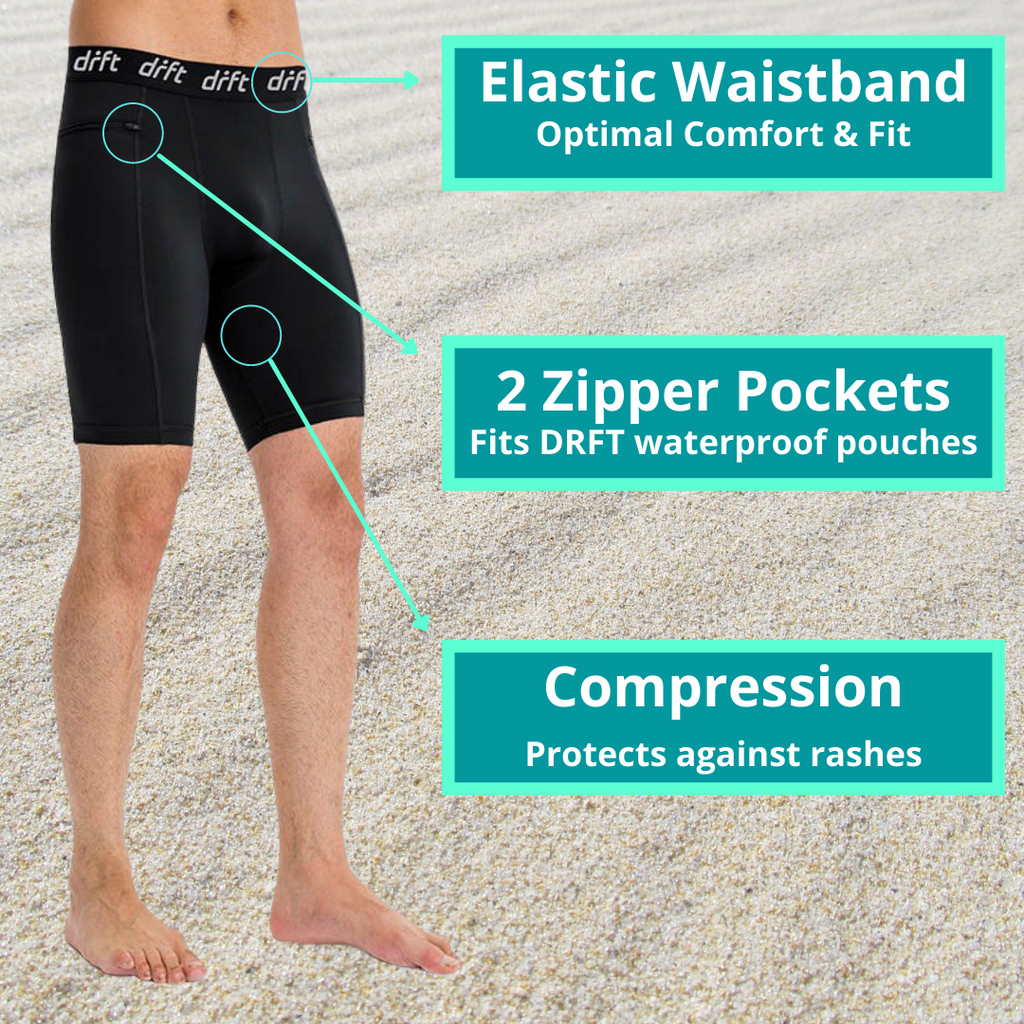 DRFT Men's Pocketed Compression Shorts - DRFT Products